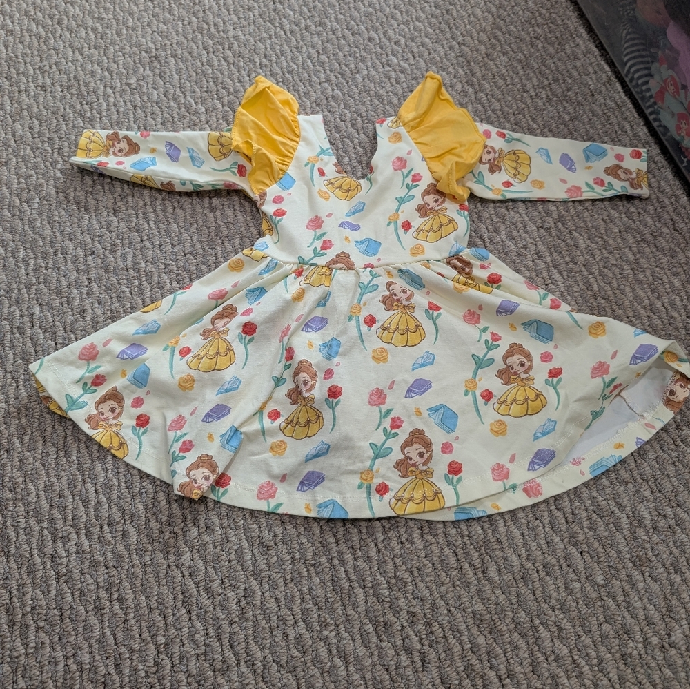 Disney Princess Double Ruffle Princess Belle Dress